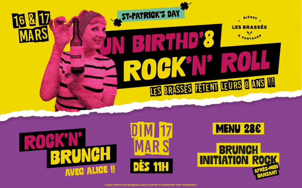 Rock'n' Brunch Les Brassés le 17 mars