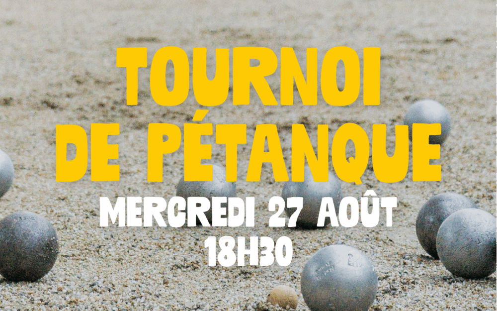 Tournoi de Pétanque
